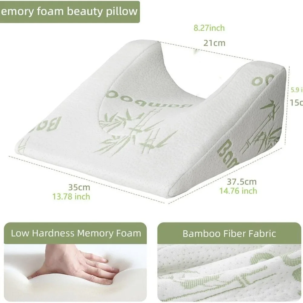 Back Sleeper Wedge Pillow for Facelift & Rhinoplasty Recovery